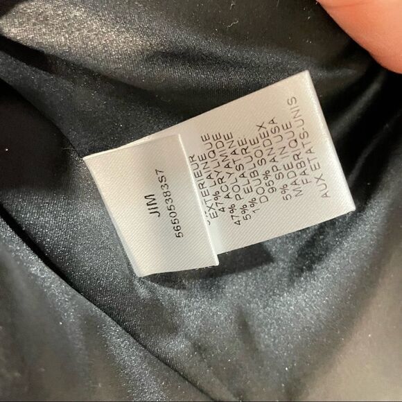 Diane von Furstenberg Silver Glitter Peacoat Front pockets Wool - Picture 9 of 11